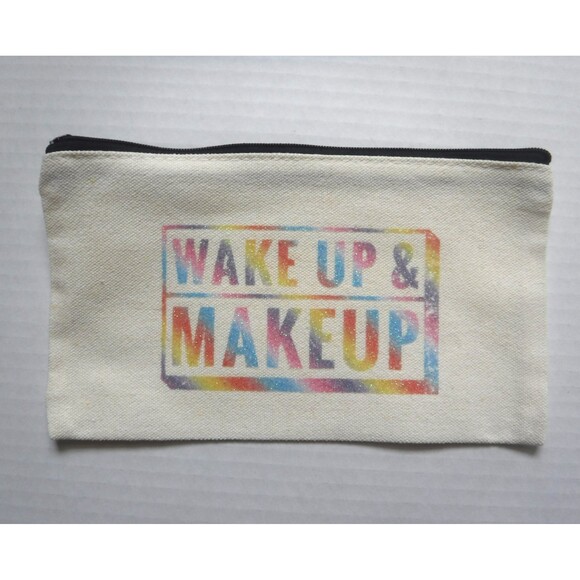 Canvas Make-up / Toiletry Bag - Picture 1 of 2